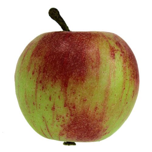 gjenstander Deco eple rød, grønn Ø6cm 6p