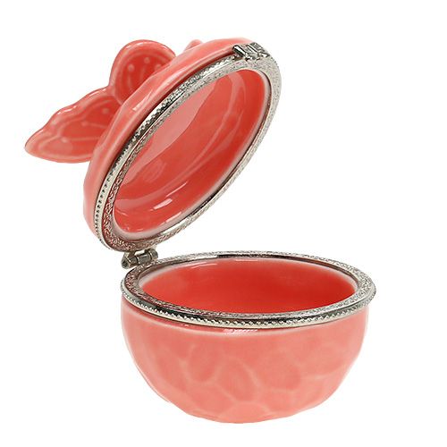 Floristik24 Dekoboks med sommerfugllaks Ø6cm H6cm