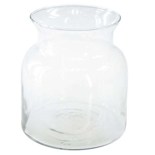 gjenstander Dekorativ glassvase lanterne glass klar Ø18cm H20cm
