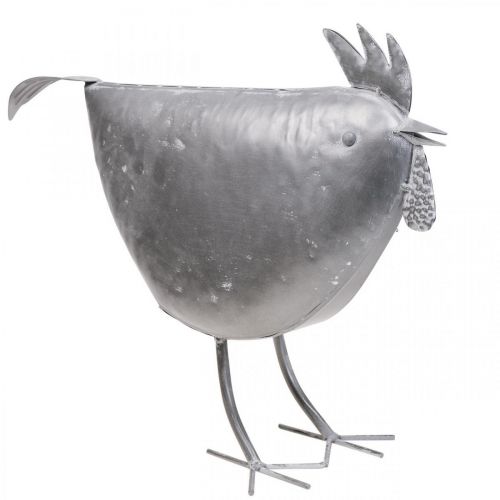 Dekorativ kylling metalldekor metall fugl sink 51cm×16cm×36cm