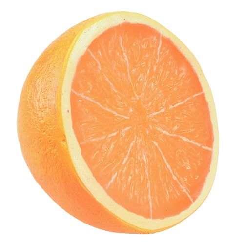 gjenstander Dekorative appelsiner kunstig frukt i biter 5-7cm 10stk