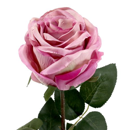 gjenstander Dekorativ rose fylt gammelrosa Ø10cm L65cm 3stk