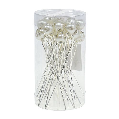 Floristik24 Dekorstift med perle Ø9mm 20 stk