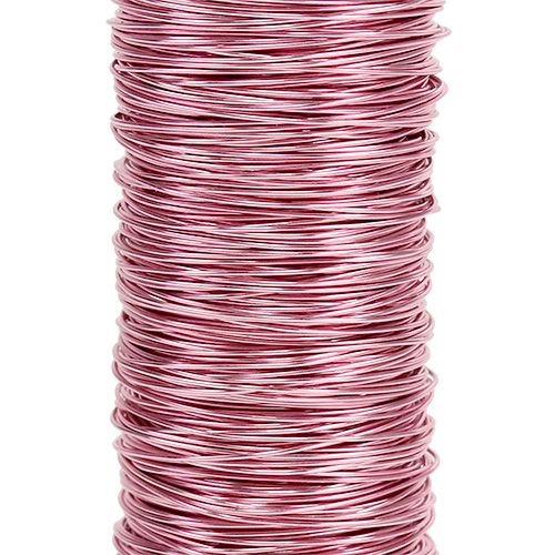 gjenstander Deco wire Ø0,30mm 30g/50m rosa