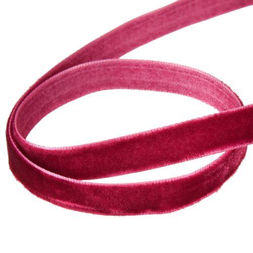 gjenstander Fløyelsbånd dekorativt bånd fløyelsbånd Erika 10mm 20m