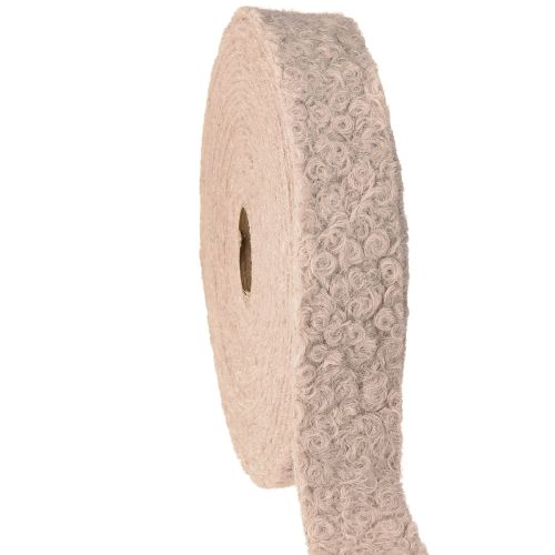 gjenstander Dekorativt bånd gammelrosa bredt gavebånd ulllook 40mm 8m