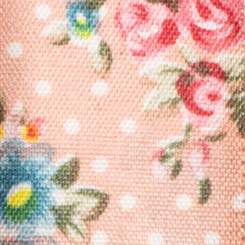 gjenstander Gavebånd med blomstermønster for lekne gaver og håndverk, 2,5 cm bredt, 15 m langt