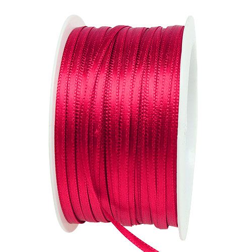 Floristik24 Gave- og dekorasjonsbånd 3mm x 50m rosa