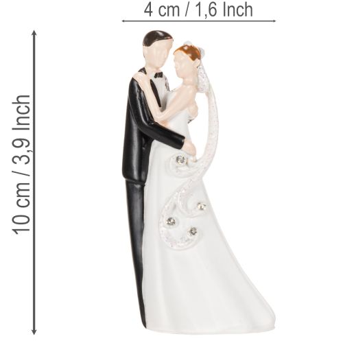 Dekorativ figur av et brudepar, 10,5 cm | Floristik24.no