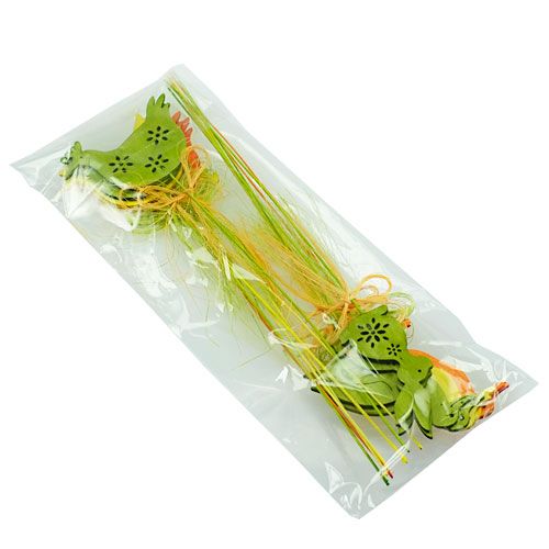 Floristik24 Dekorative figurer på en trepinne, fargerik H6cm - 8cm, 16 stk.