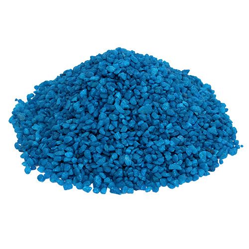 gjenstander Dekorative granulat mørkeblå dekorative steiner 2mm - 3mm 2kg