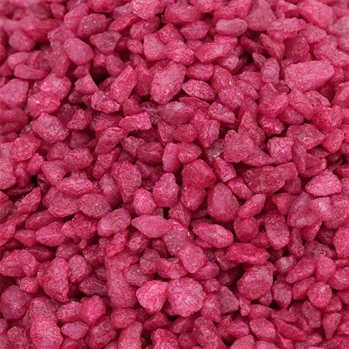 gjenstander Dekorative granulat fuchsia dekorative steiner 2mm - 3mm 2kg