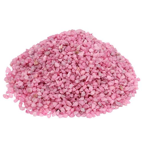 Floristik24 Dekorative granulat rosa dekorative steiner 2mm - 3mm 2kg