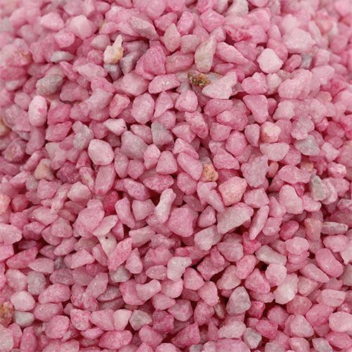 gjenstander Dekorative granulat rosa dekorative steiner 2mm - 3mm 2kg