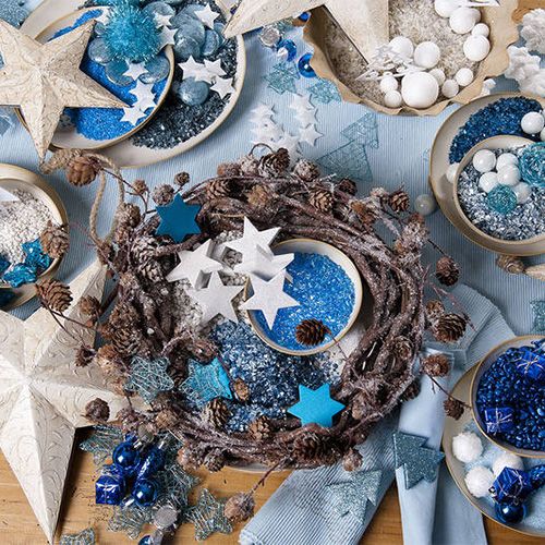 gjenstander Dekorative granulat turkis dekorative steiner 2mm - 3mm 2kg