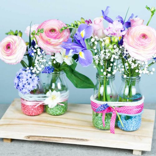 gjenstander Dekorative granulat rosa dekorative steiner 2mm - 3mm 2kg