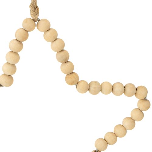 gjenstander Dekorative juletreperler hjertestjernetre H16cm 3 stk