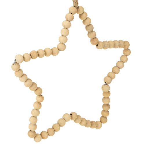 gjenstander Dekorative juletreperler hjertestjernetre H16cm 3 stk