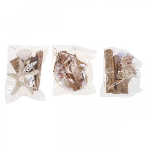 Floristik24 Deco henger maritime hengende dekorasjonsskjell sjøstjerne 27cm 3stk