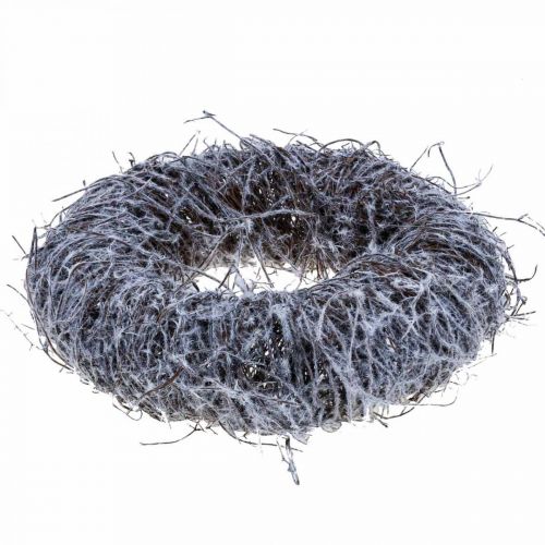 Floristik24 Dekorativ krans natur, ranke krans, natur krans Ø25cm snødd