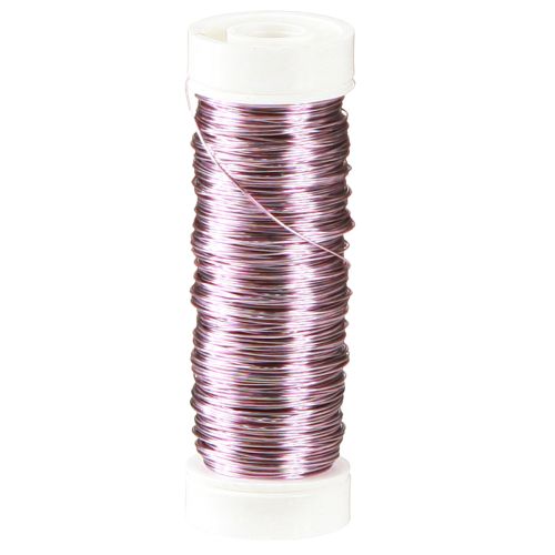 Deco wire Ø0,30mm 30g/50m lavendel