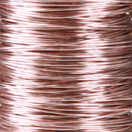 gjenstander Deco wire Ø0,30mm 30g/50m rosa