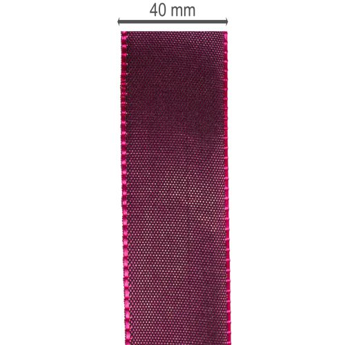 Gavebånd, lilla taftbånd, elegant skinnende, 25 mm bredt, 50 m langt | Floristik24.no