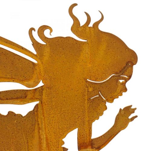 Floristik24 Dekorativ ring metallnisser rustdekor patina metalldekor Ø38cm