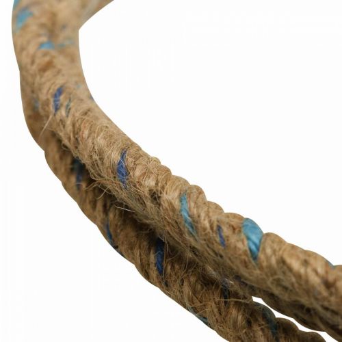 gjenstander Dekorativ jutering Ø30cm skandinavisk stil til oppheng, veggkrans, dørkrans, sett med 3