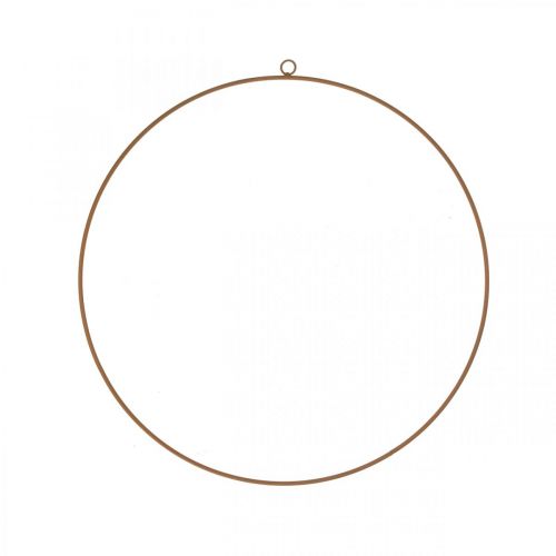 Dekorring metall, metallring for oppheng, dekorativ ring patina Ø28cm 4stk