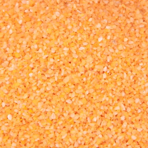 gjenstander Dekorsand oransje neonfarget sand 0,5 mm 1 kg