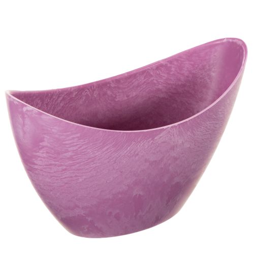 Dekorativ skål i plast rosa 20 cm x 9 cm H11,5 cm 1 stk. kjøpe | Floristik24.no