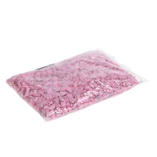 gjenstander Dekorsteiner 9mm - 13mm rosa 2kg