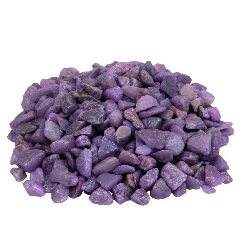 Floristik24 Dekorative steiner aubergine 9mm - 13mm 2kg