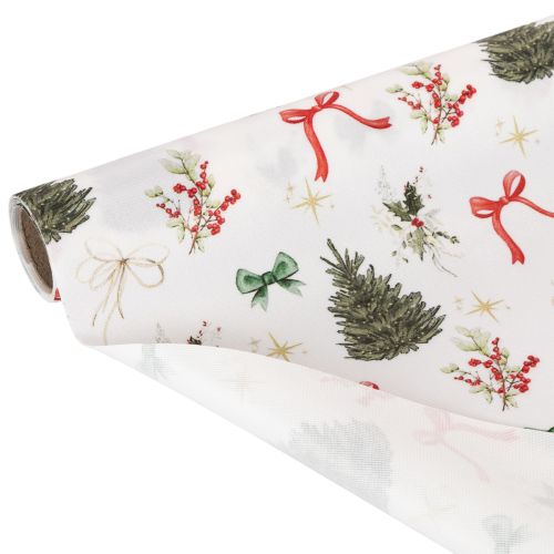 Juledekorasjonsstoff, selges i metervare, 120 cm bredt, 2 stk. | Floristik24.no