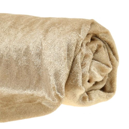 Dekorativt stoff Velvet Sand 140cm x 300cm