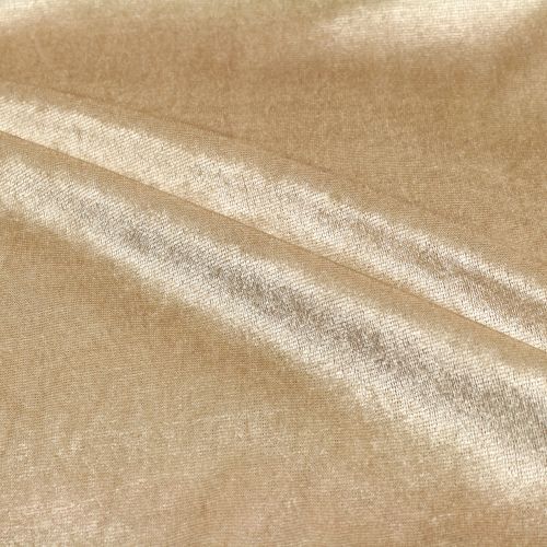 Floristik24 Dekorativt stoff Velvet Sand 140cm x 300cm