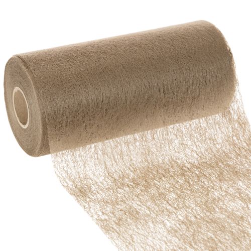 Non-woven borddekorasjonsrull 24 cm x 25 m i brunt for festbord