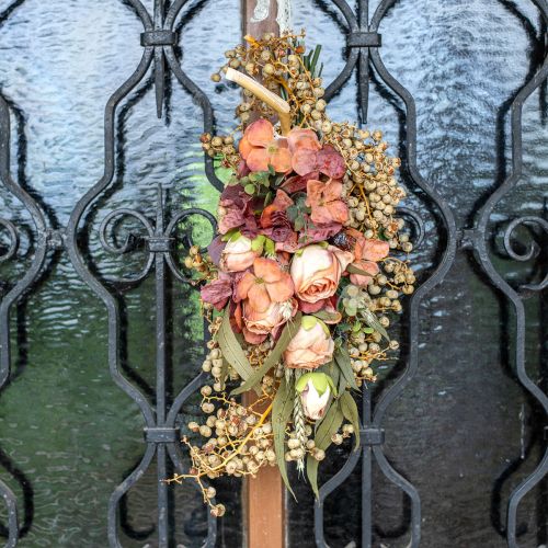 Floristik24 Dekorative greiner bær tørket hamp palme palme Uva naturlig 1kg