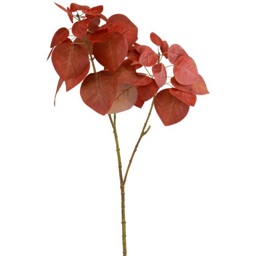 Deco gren deco blader kunstig talg tre røde blader 72cm