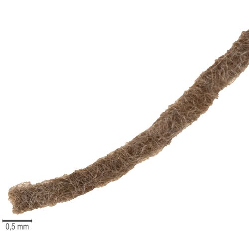 gjenstander Brun ullsnor, 55 m dekorativ snor for blomsterdekorasjon og håndverk