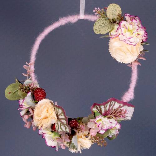 gjenstander Veketråd filtsnor gammelrosa 55m