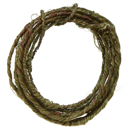 Floristik24 Wire Rustic Grønne smykker wire craft wire rustikk 3-5mm 3m