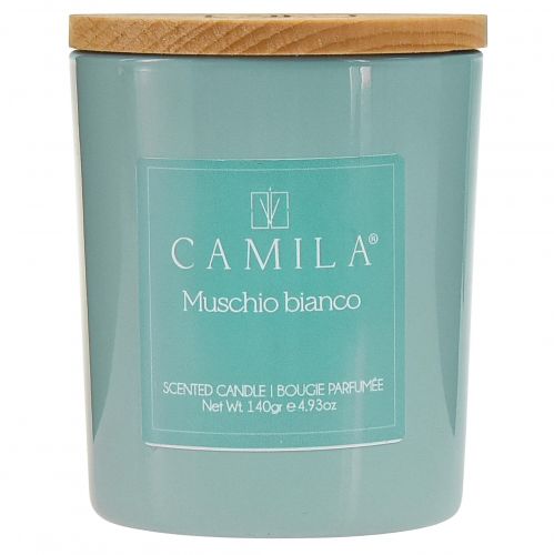 gjenstander Duftlys i glass Camila White Musk Ø7,5cm H8cm