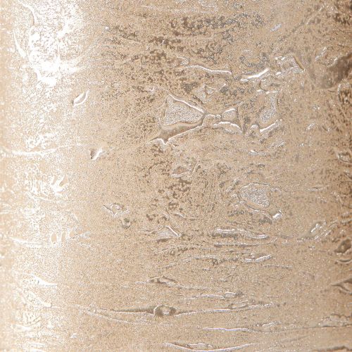 gjenstander Platinafargede kuppellys, 70x80mm, sett med 4, lang brennetid, dekorative lys av høy kvalitet