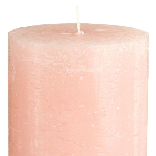 gjenstander Rosa kuppellys 85 × 150 mm, ensfargede, sett med 2, ideelle for dekorasjon og romantikk