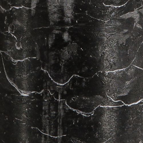 gjenstander Svarte kuppellys, ensfargede, 70 × 120 mm, sett med 4 - Rustikke dekorative lys for stilig borddekorasjon og atmosfære