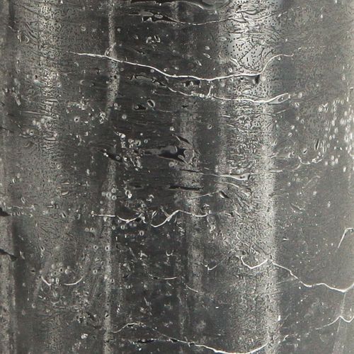 gjenstander Elegante antrasittfargede kuppellys 85x200mm - Rustikk design, lang brenntid, sett med 2 for stilig dekorasjon