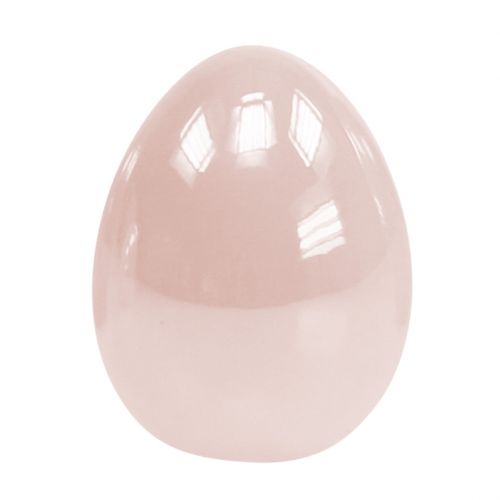 gjenstander Egg 8,5 cm rosa stående 4 stk
