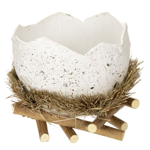 Floristik24 Påskebolle i eggform til vårdekorasjon 11 cm 4 stk